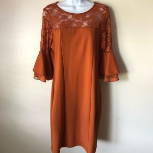 Burnt Orange Dress